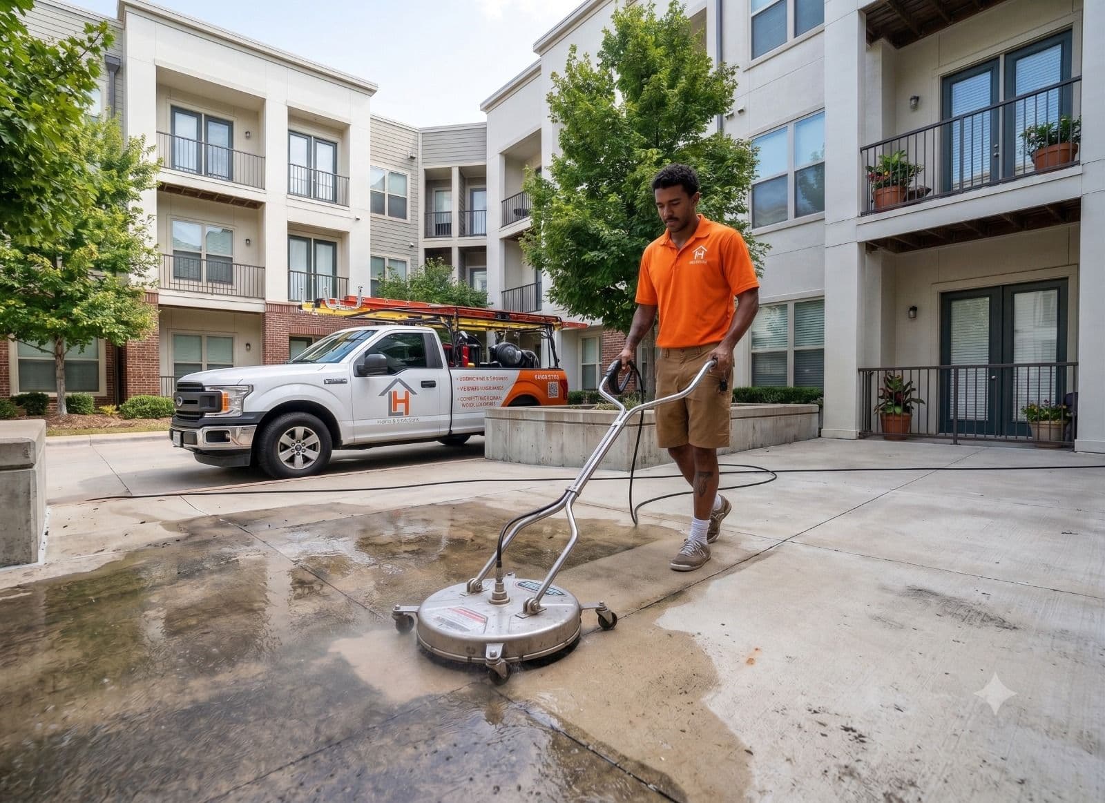 Concrete Power Washing for Apartment Communities That Care image