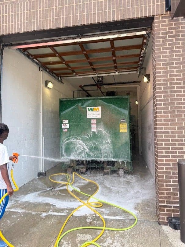Trash Enclosure Power Washing That Most Properties Skip image