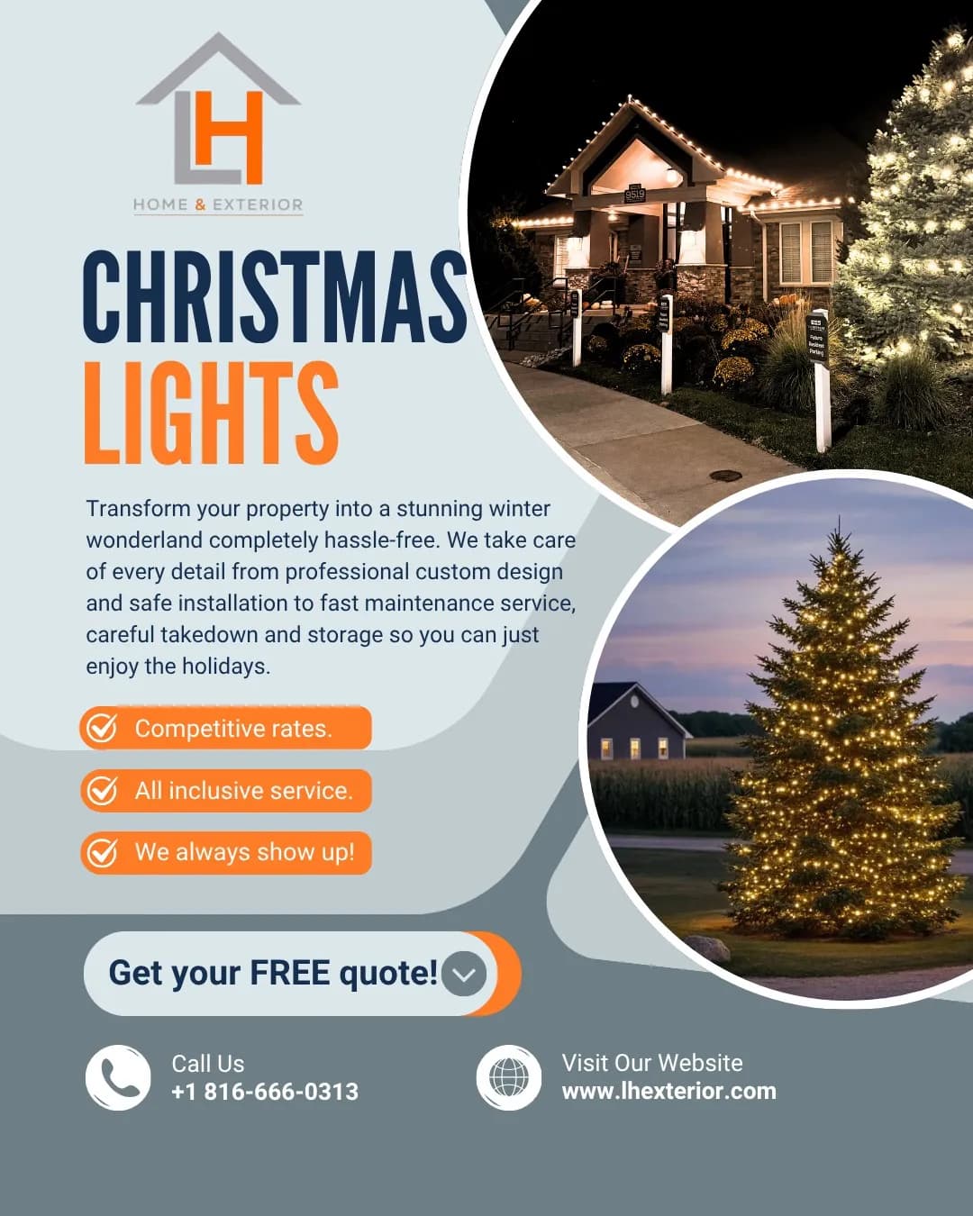 Book Your Christmas Light Installation Before Schedules Fill Up image