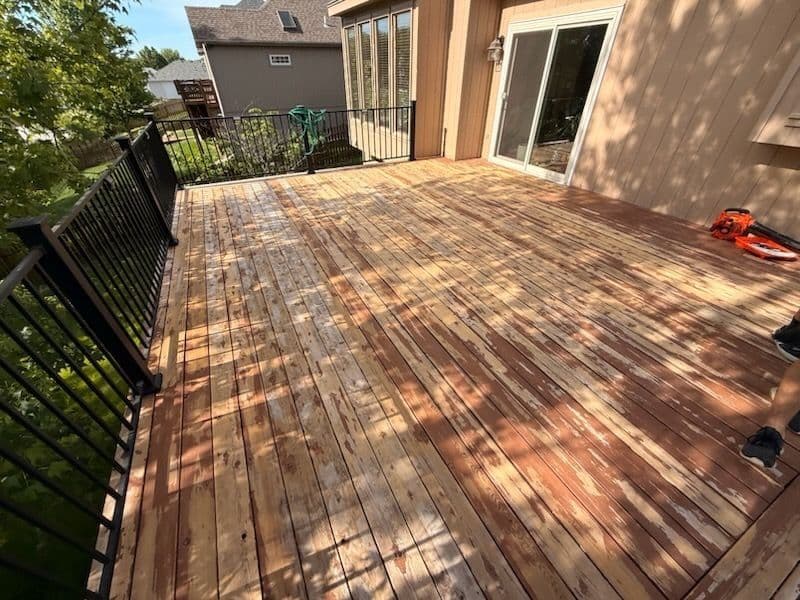 Project Faded Deck Brought Back with a Full Stain Job image