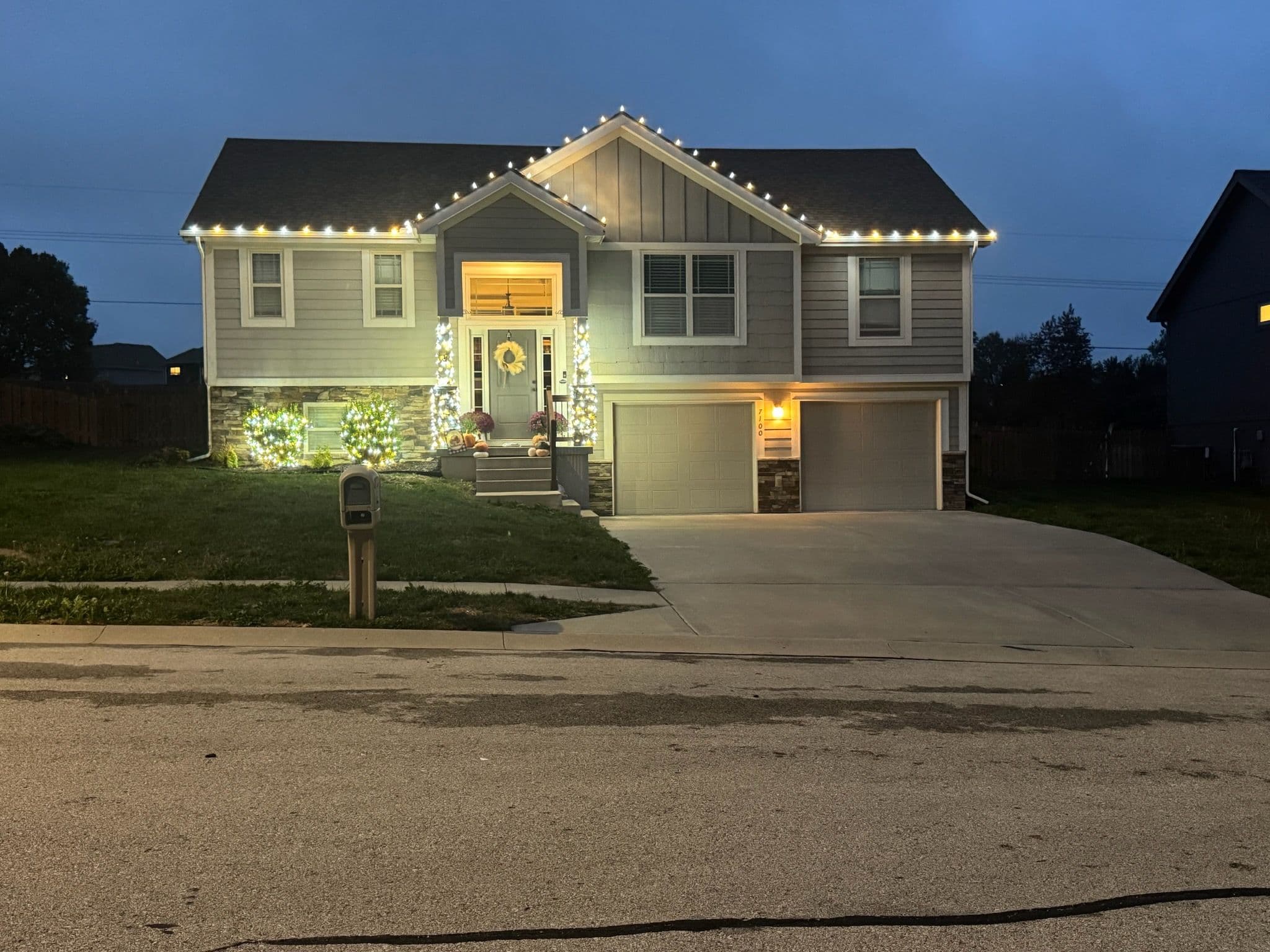 Project Dazzling Christmas Light Installation at a Cozy Home image