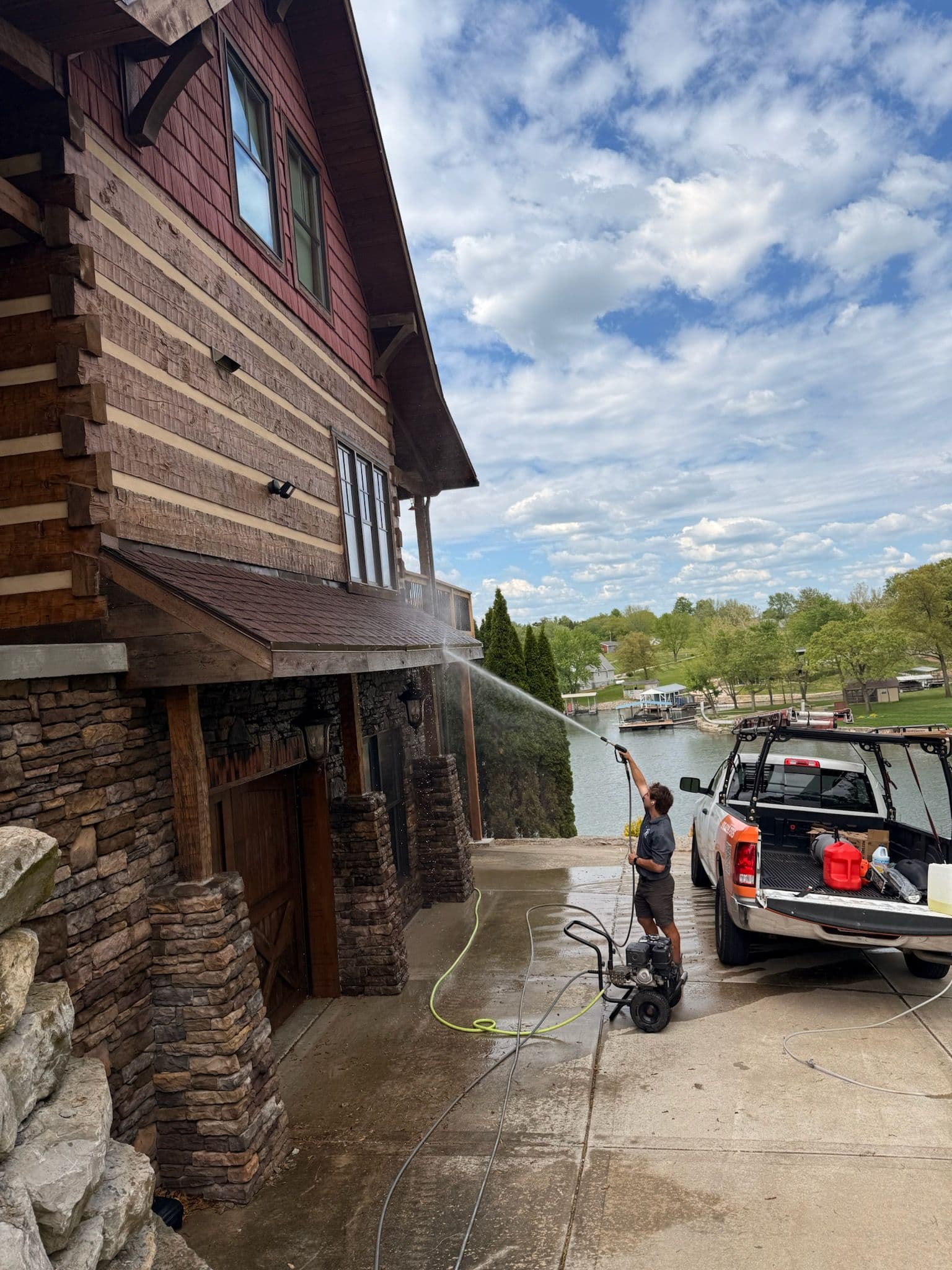 Transforming Weatherby Lake Home with Power Washing image